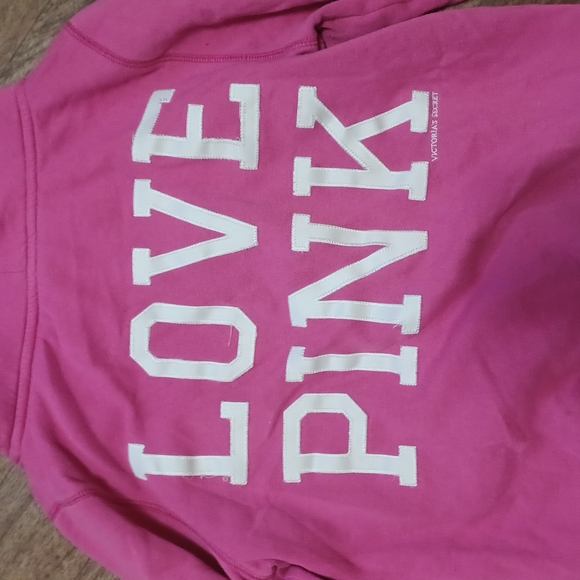 Pink Victoria Secret hoodie size medium - Picture 8 of 9